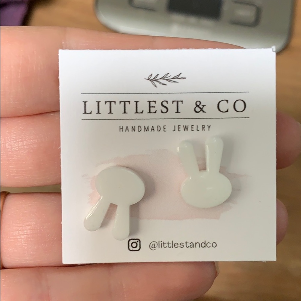 Easter bunny earrings